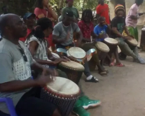 danser sur le rythme djembé